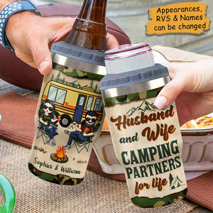 Souvenirs d'un camping - Glacière personnalisée - Cadeau pour couples, cadeau pour les amateurs de camping