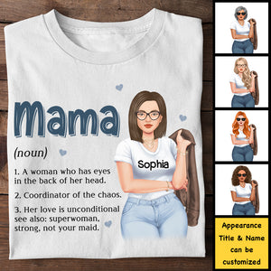Grand-mère, maman, son amour est inconditionnel - Cadeau pour maman, grand-mère - T-shirt unisexe personnalisé, sweat à capuche