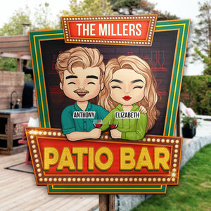 Panneau vintage en bois pour couple - Cadeau pour couple, mari et femme, personnalisé