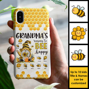 Raisons pour lesquelles maman et grand-mère sont heureuses - Cadeau pour maman et grand-mère - Coque de téléphone personnalisée