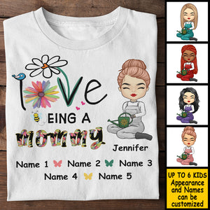 J'adore être maman - Cadeau pour maman, t-shirt unisexe personnalisé, sweat à capuche