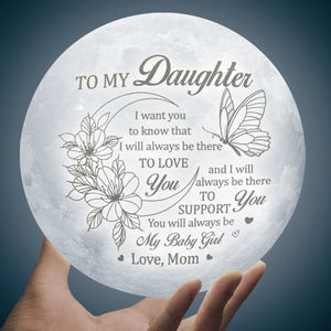 Tu seras toujours ma petite fille - Lampe de lune - À ma fille, cadeau pour fille, cadeau de maman pour fille, cadeau d'anniversaire pour fille, cadeau de Noël