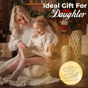 Sois assez forte pour rester seule - Lampe lunaire - À ma fille, cadeau pour fille, cadeau de maman pour fille, cadeau d'anniversaire pour fille, cadeau de Noël