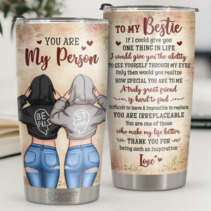 Tu es irremplaçable, tu fais partie de ceux qui rendent ma vie meilleure - Tumbler - À ma meilleure amie, cadeau pour meilleure amie, meilleure amie, sœur, cadeau d'anniversaire pour meilleure amie et amie