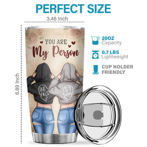 Tu es irremplaçable, tu fais partie de ceux qui rendent ma vie meilleure - Tumbler - À ma meilleure amie, cadeau pour meilleure amie, meilleure amie, sœur, cadeau d'anniversaire pour meilleure amie et amie