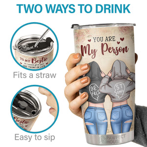 Tu es irremplaçable, tu fais partie de ceux qui rendent ma vie meilleure - Tumbler - À ma meilleure amie, cadeau pour meilleure amie, meilleure amie, sœur, cadeau d'anniversaire pour meilleure amie et amie