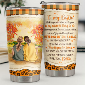 Créer des souvenirs avec toi est ma chose préférée à faire - Tumbler - À ma meilleure amie, cadeau pour meilleure amie, meilleure amie, sœur, cadeau d'anniversaire pour meilleure amie et amie