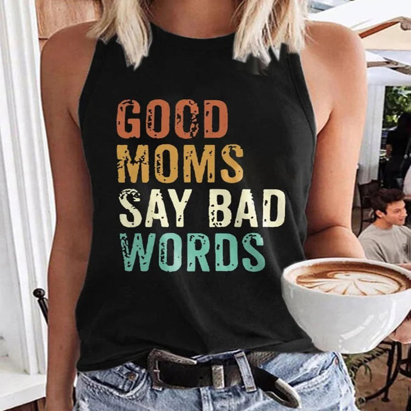 Bonne maman dit des gros mots - Débardeur familial - Cadeau de fête des mères et d'anniversaire pour maman