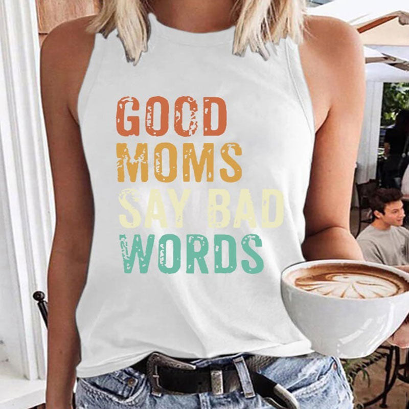 Bonne maman dit des gros mots - Débardeur familial - Cadeau de fête des mères et d'anniversaire pour maman