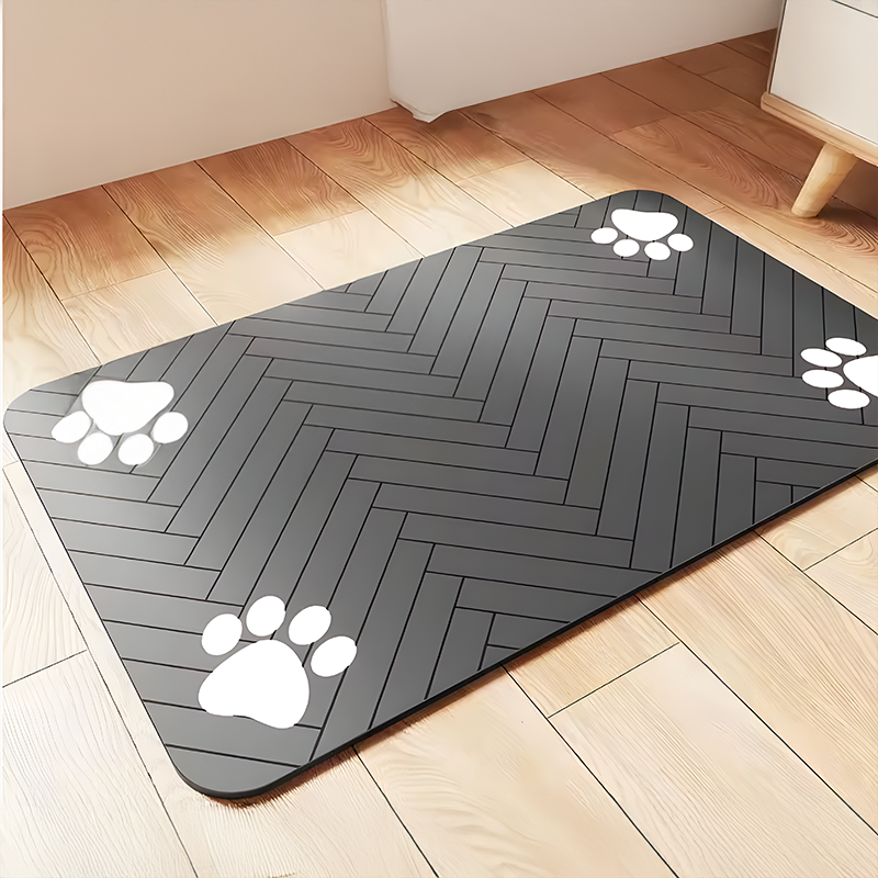 Tapis anti-éclaboussures pour animaux de compagnie
