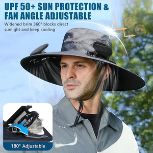 Custom Hat With Fans Solar Power - Personalized Garden Gifts For Gardeners - Plant Dreams, Grow Joy