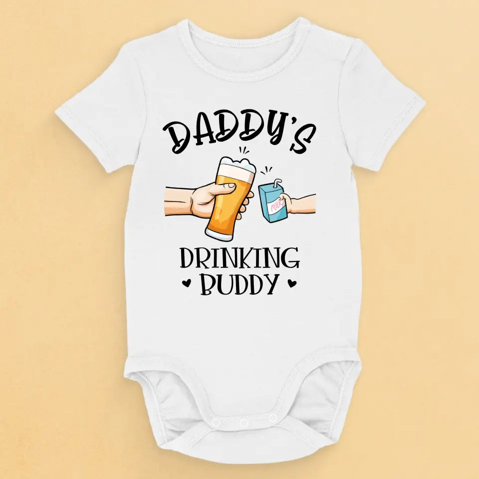Votre compagnon de beuverie - Body bébé personnalisé pour la famille - Cadeau de fête des mères, de baby shower, pour la première maman