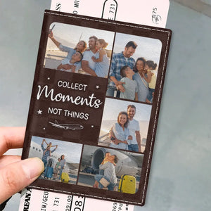Couverture de passeport personnalisée, porte-passeport, cadeau de vacances, cadeau pour les amoureux du voyage d'aventure