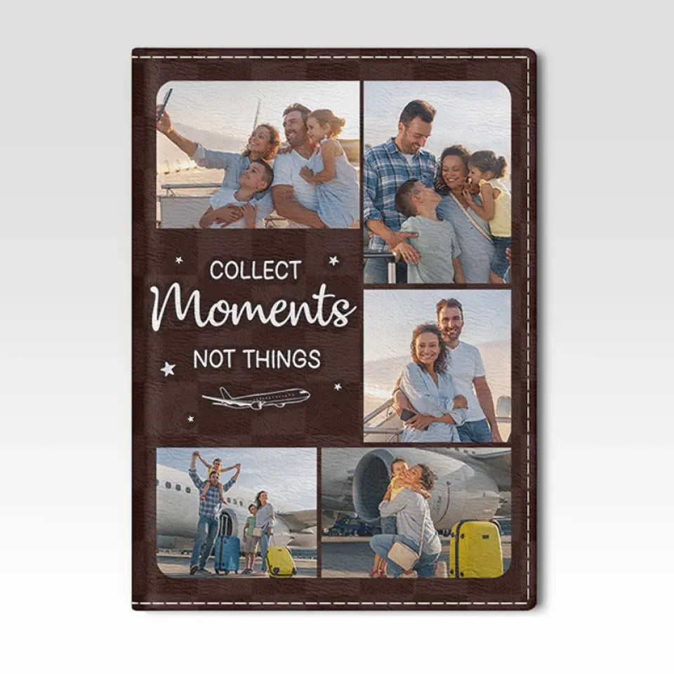 Couverture de passeport personnalisée, porte-passeport, cadeau de vacances, cadeau pour les amoureux du voyage d'aventure