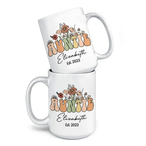 J'adore être appelée tante ! Mug personnalisé pour la famille ! Cadeau pour les membres de la famille