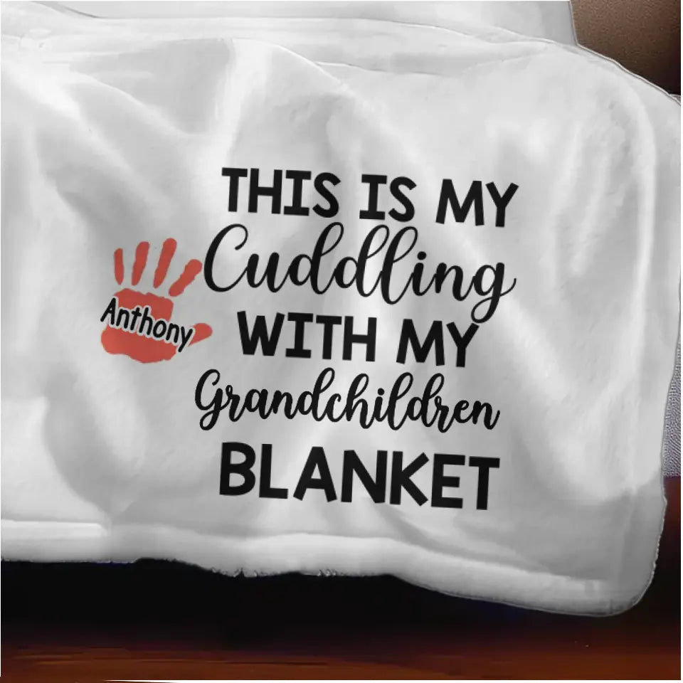 Considérez cette couverture comme un câlin - Couverture personnalisée pour la famille - Cadeau pour grand-mère