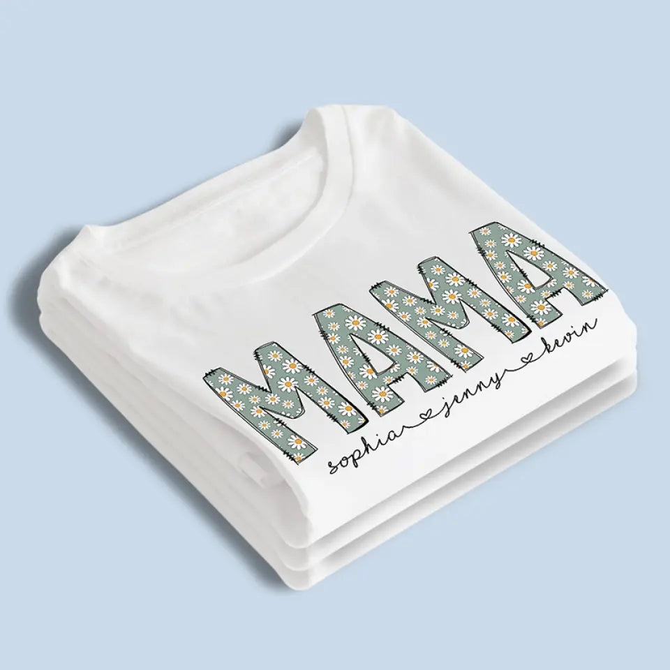 La maternité est proche de la divinité - T-shirt, sweat à capuche et sweat-shirt unisexe personnalisé pour la famille - Cadeau pour maman et grand-mère