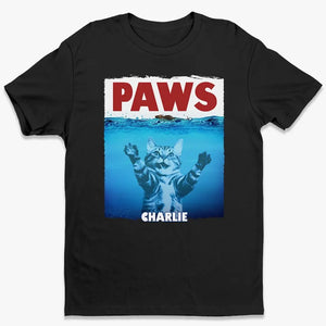 T-shirt, sweat à capuche et sweat-shirt unisexe personnalisé avec photo « Les animaux sont là » pour chien et chat - Cadeau pour propriétaires et amoureux des animaux