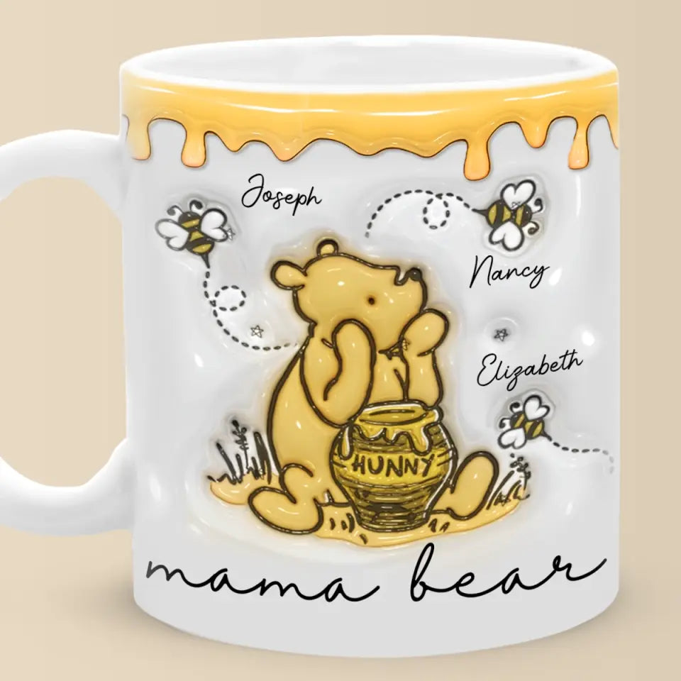 La famille est le test de la liberté - Mug personnalisé avec effet gonflé 3D - Cadeau pour la fête des mères, maman, grand-mère