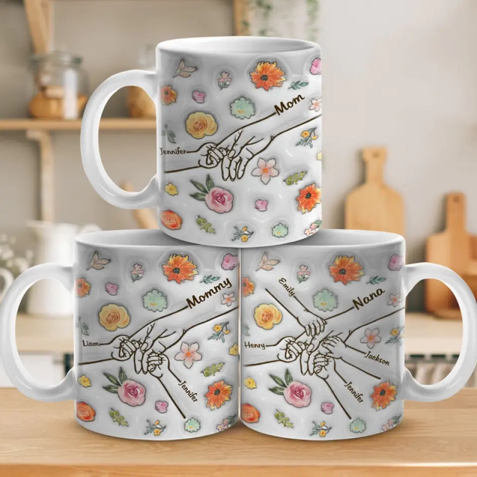 Une grand-mère est une personne chère à tous points de vue - Mug personnalisé 3D à effet gonflé - Fête des mères, cadeau pour maman, grand-mère