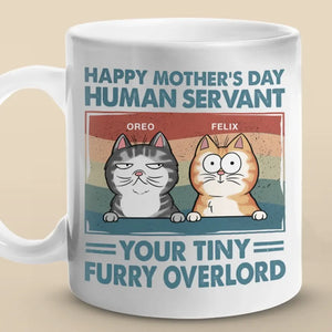 Je suis ton petit seigneur à fourrure - Mug personnalisé pour chat - Fête des Mères, cadeau pour les propriétaires d'animaux de compagnie, amoureux des animaux