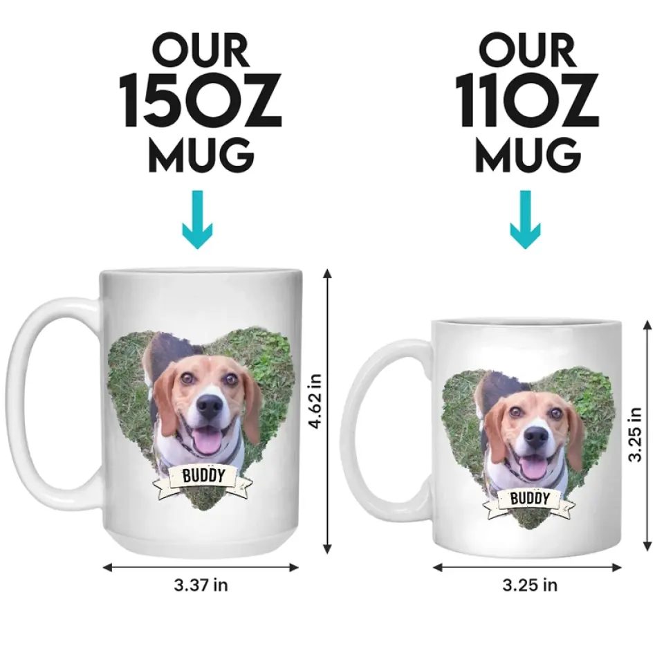 Mug personnalisé avec photo « L'amour d'une mère perdure malgré tout » - Tasse personnalisée pour chien et chat - Fête des Mères, cadeau pour les propriétaires d'animaux et les amoureux des animaux