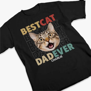 T-shirt unisexe personnalisé avec photo de poils d'animaux, je m'en fiche ! Chien et chat, sweat à capuche, sweat-shirt personnalisé ! Fête des Pères, cadeau pour les propriétaires et les amoureux des animaux.