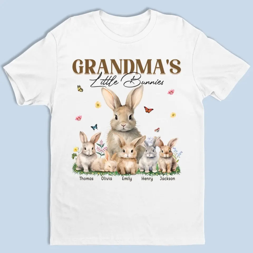 Le petit lapin de grand-mère - T-shirt unisexe personnalisé, sweat à capuche, sweat-shirt - Fête des Mères, cadeau pour maman, grand-mère
