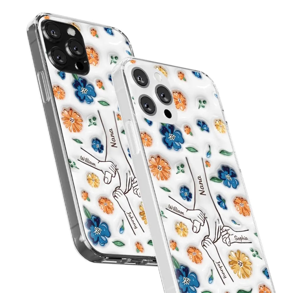 Meilleure maman du monde - Coque de téléphone transparente personnalisée avec effet gonflé en 3D - Cadeau pour la fête des mères, maman, grand-mère