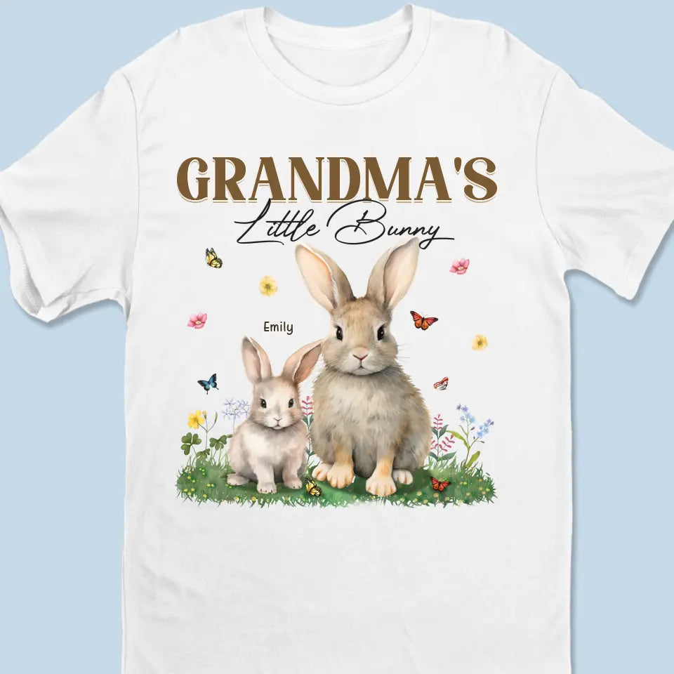 Le petit lapin de grand-mère - T-shirt unisexe personnalisé, sweat à capuche, sweat-shirt - Fête des Mères, cadeau pour maman, grand-mère