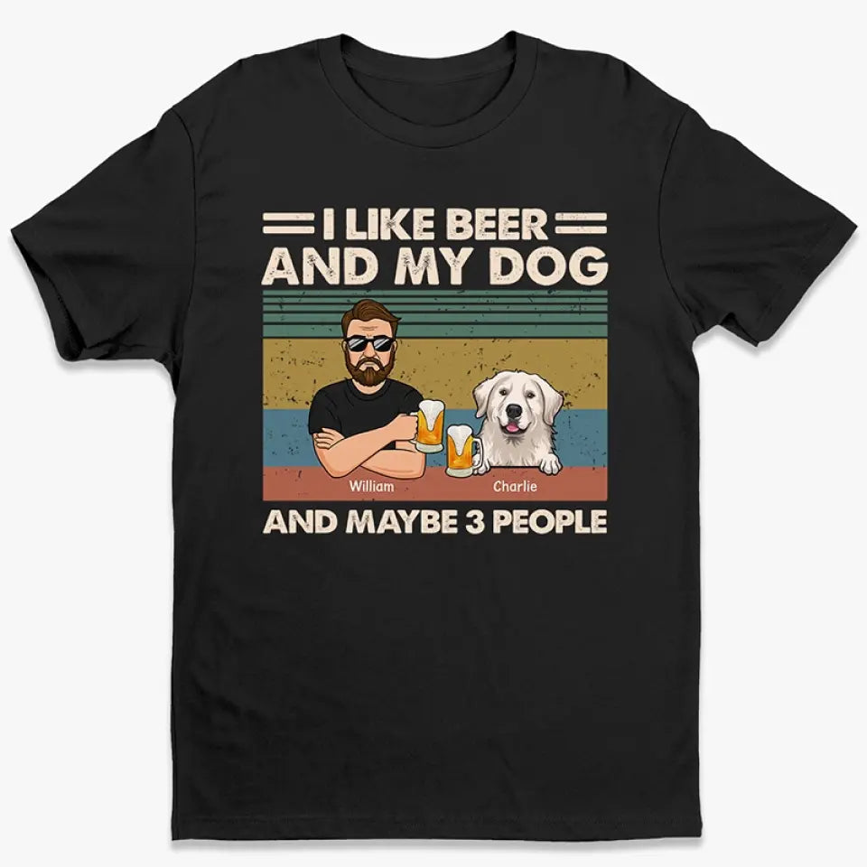 Un petit chien va t'aimer - T-shirt unisexe personnalisé, sweat à capuche, sweat-shirt - Fête des Pères, cadeau pour les propriétaires d'animaux et les amoureux des animaux