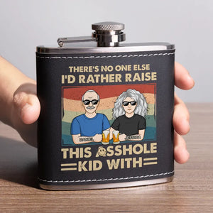 Quand je suis à mon meilleur, je suis la fille de mon père - Flasque personnalisée familiale - Fête des pères, cadeau pour papa, grand-père