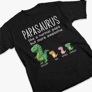 Comme un papa normal mais en plus génial - T-shirt unisexe personnalisé pour la famille, sweat à capuche, sweat-shirt - Fête des pères, cadeau pour papa, grand-père
