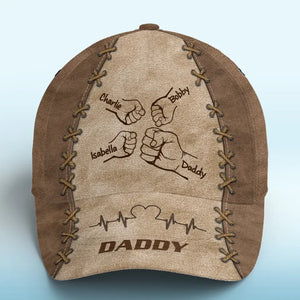 La valeur d'un père aimant n'a pas de prix - Casquette personnalisée pour la famille, casquette classique à imprimé intégral - Fête des pères, cadeau pour papa, grand-père