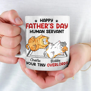 Tout ce dont vous avez besoin, c'est d'amour et d'un chat - Mug personnalisé avec chat - Fête des pères, cadeau pour les propriétaires d'animaux et les amoureux des animaux