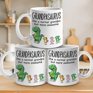Un papa normal mais encore plus génial - Mug personnalisé pour la famille - Fête des pères, cadeau pour papa, grand-père