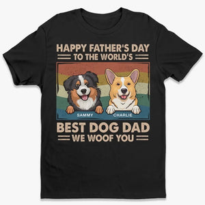Tu es le meilleur au monde - T-shirt unisexe personnalisé pour chien, sweat à capuche, sweat-shirt - Fête des pères, cadeau pour les propriétaires d'animaux et les amoureux des animaux