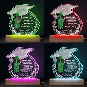 Si vous en rêvez, vous pouvez le faire - Lumière LED 3D personnalisée en forme de famille - Cadeau de remise de diplôme pour les membres de la famille, les frères et sœurs