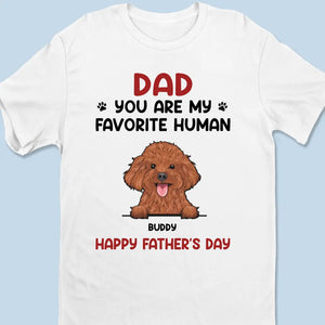 Grâce à lui, j'ai pu voir un avenir - T-shirt unisexe personnalisé pour chien et chat, sweat à capuche, sweat-shirt - Fête des pères, cadeau pour les propriétaires d'animaux, amoureux des animaux