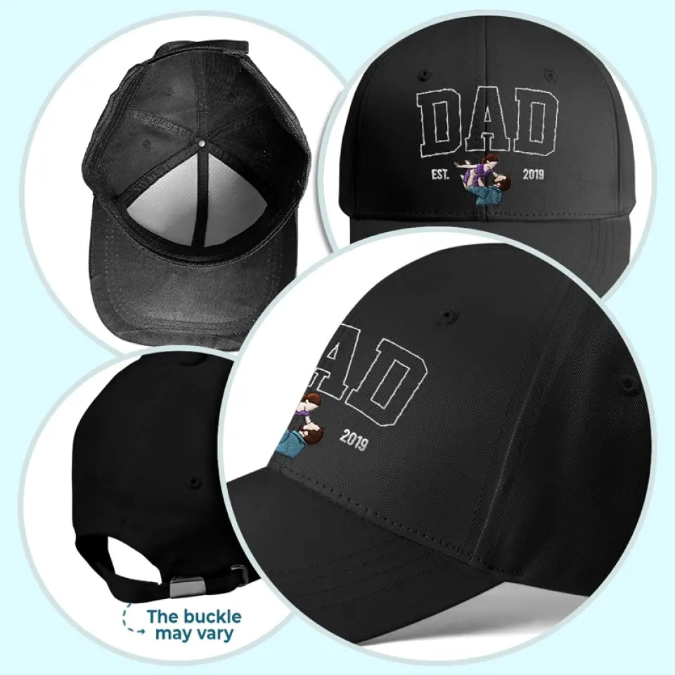 Photo personnalisée Merci d'être mon Iron Man - Casquette brodée personnalisée en famille - Fête des pères, cadeau pour papa