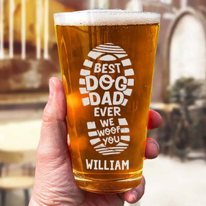 Le chien est un gentleman - Verre à bière personnalisé pour chien - Cadeau pour les propriétaires et les amoureux des animaux