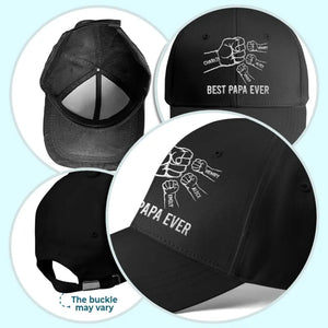 Tu es le meilleur papa du monde - Casquette brodée personnalisée pour la famille - Cadeau pour la fête des pères