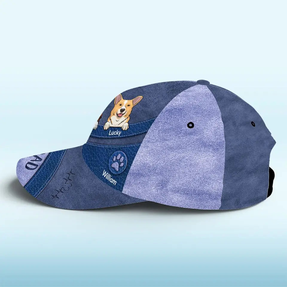 Tu as volé une pizza de mon cœur - Casquette personnalisée pour chien, casquette classique à imprimé intégral - Fête des pères, cadeau pour les propriétaires d'animaux de compagnie, amoureux des animaux