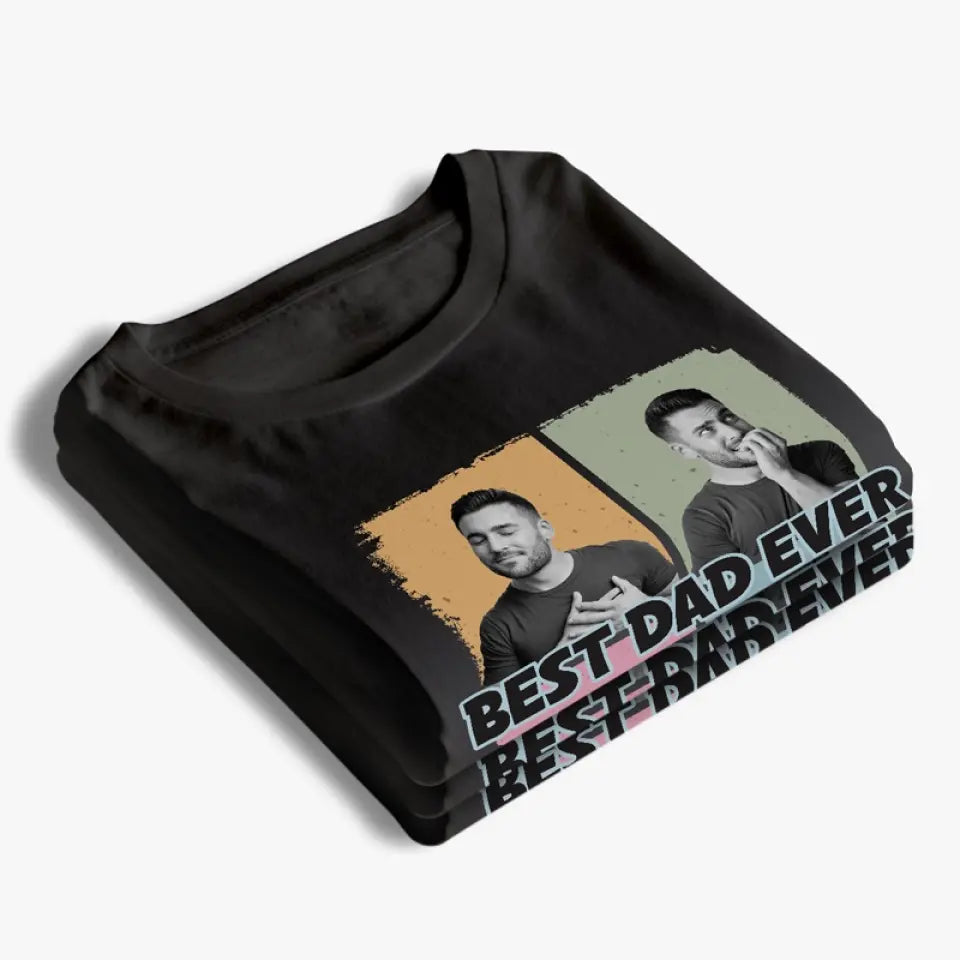 Derrière chaque grand enfant se cache un papa vraiment incroyable - T-shirt, sweat à capuche, sweat-shirt unisexe personnalisé pour la famille - Cadeau pour papa, grand-père