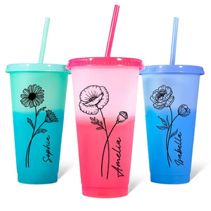 Je veux partir en vacances si longtemps - Tasse personnalisée à changement de couleur pour meilleure amie - Cadeau de vacances d'été, cadeau de fête d'anniversaire à la piscine pour meilleures amies, meilleures amies, sœurs