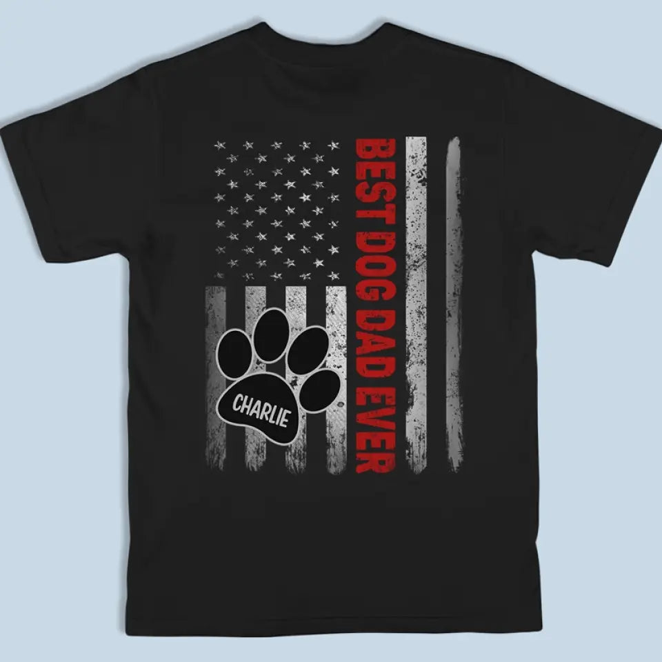 Je veux rester avec toi pour toujours - T-shirt unisexe personnalisé avec imprimé au dos pour chien et chat, sweat à capuche, sweat-shirt - Fête des pères, cadeau pour les propriétaires d'animaux et les amoureux des animaux
