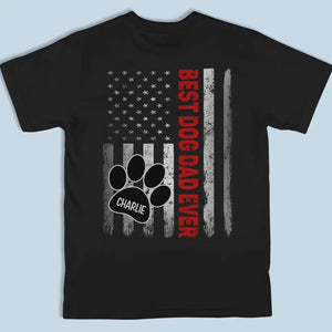 Je veux rester avec toi pour toujours - T-shirt unisexe personnalisé avec imprimé au dos pour chien et chat, sweat à capuche, sweat-shirt - Fête des pères, cadeau pour les propriétaires d'animaux et les amoureux des animaux