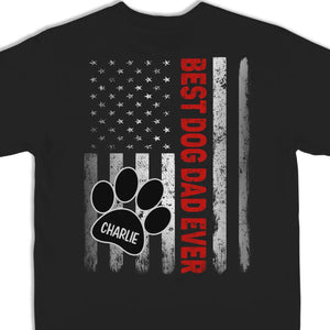 Je veux rester avec toi pour toujours - T-shirt unisexe personnalisé avec imprimé au dos pour chien et chat, sweat à capuche, sweat-shirt - Fête des pères, cadeau pour les propriétaires d'animaux et les amoureux des animaux