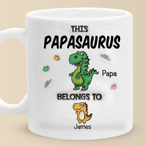 Rien ne peut décrire mon amour pour toi - Mug personnalisé en 3D avec effet gonflé - Cadeau pour la fête des pères, papa, grand-père