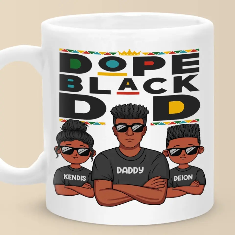 Un père est un banquier, comme le veut la nature - Mug personnalisé pour la famille - Fête des pères, cadeau pour papa, grand-père
